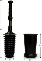 Master Plunger 500 Kit, Black, tall bucket, photo 2