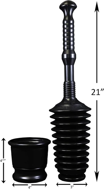 Master Plunger 500 Kit, Black, short bucket